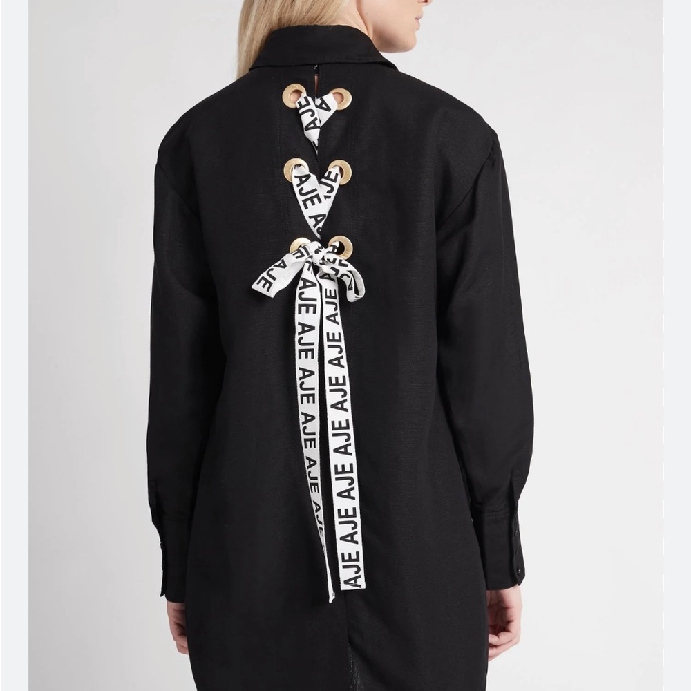Like new Aje Virtuous longline shirt with back tie